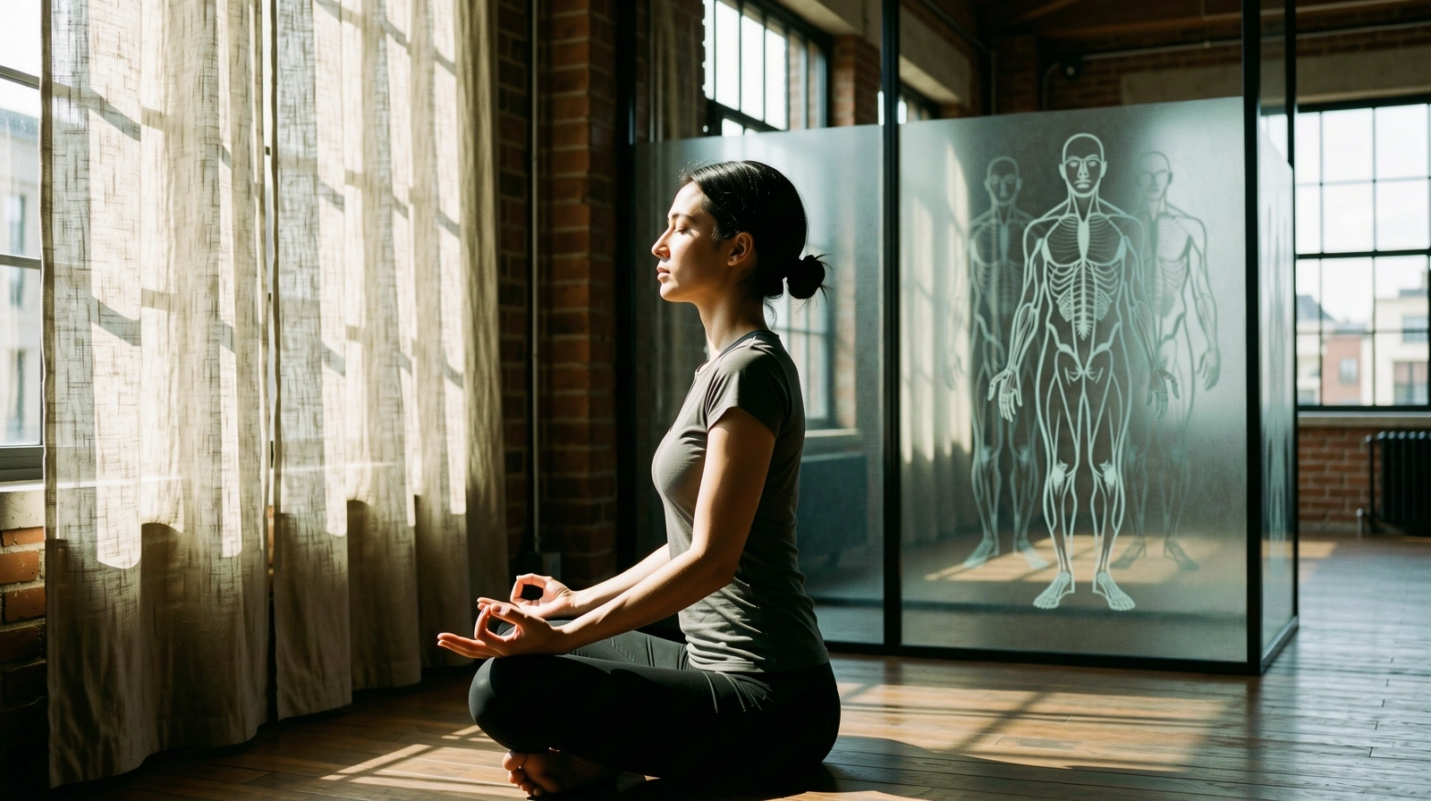 Serene morning light in a Birmingham studio